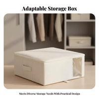 Foldable Frame Box Large Capacity Clothes Organizer Easy entry for Dorm Room