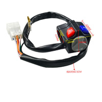 Left-Side Handlebar Switch Control Assembly Compact Handlebar Switch Assembly Replacement for Mechanics