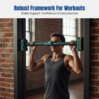 Door Frame Chin-Up Bar, Multi-Function, No-Drill, Home Fitness, Kids & Adults, Adjustable, Smart Model