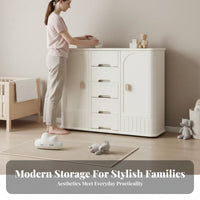 Wheeled Multi-compartment Storage multi-functional unit Large Capacity children's Cacompartmentet Rounded Edges