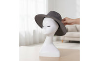 Mannequin Head Abstract Display Head Hard Hairpiece Stand for Retailers, Hairdressers, Shop Window