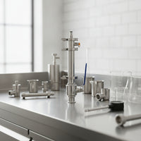 Stainless Steel Dry Hopper with Tri-Clamp Sanitary Hop Dropper Purgeable Hardware for Homebrewers