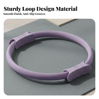 Postpartum Recovery Pilates Circle High Elasticity Inner Thigh Exerciser Non-Slip Handle for Seniors, Beginners