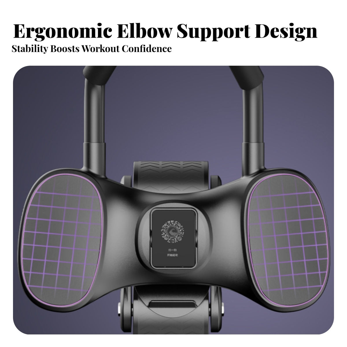 Automatic Return Ab Wheel Ergonomic Design Automatic Return Abdominal Wheel Abdominal Exercise Wheel Non-Slip Grip for Adults