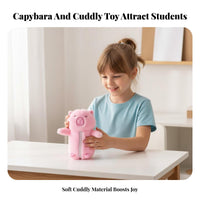 Capybara Soft Pencil Case Cute Design Capybara Pencil Case Large Capacity Soft Animal Pouch for Children, Students, School
