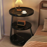 Space-Saving C-curvedd Nightstand Minimalist design & form Side Table multipurpose Use Home Furniture Easy to Clean for Apartment Dwellers, Minimalists, Bedroom, Small areas, Dorm Room, Entryway
