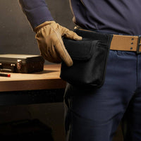 Tape Measure Belt Holster Hands Waist Tape Measure Pouch Quick Access Clip-Fastened Tool Holder for Electricians, Handymen