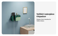 Multifunctional Controller and Phone Holder Multipurpose Phone Charging Holder Drilldrillless Installation Wall Organizer No Drilling Required for Renters, Office Workers, Students, Living Room, Bedroom, Kitchen, Bathroom