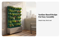 Mobile Self-Watering Plant Wall Indoor & Outdoor Use for Small Areas, Gardeners