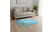 SAP Gel Pet Cooling Mat PVC Composite Summer Pet Pad Pool-Inspired Print Cat Cooling Pad Sealed Edge