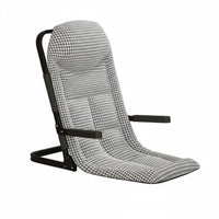 Space Saving Foldable spinerest Chair Multi-Purpose Foldable Zaisu with spinerest Lightweight & Portable floor mat Seat No Assembly Required for Students, Young Adults, Dorm Room, Bedroom, Small Spaces, Bay casement