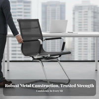 Adjustable Height rotating Mesh Chair Ergonomic Design Office Furniture effortless Rolling Casters Task Seating for Remote Workers, Students, Conference Room, Bedroom