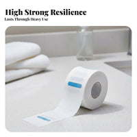 5 Rolls Neck Strips Hygienic Paper Neck Strips Stretchable Haircut for Barbers, Barbershop, Haircutting, Perming