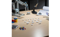 Multi-Specification DIY Robot Parts Kit Educational Plastic Gear Assortment Plastic Cogwheel and Pulley Set for Hobbyists, Workshops