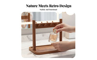 Entryway Valet Tray Stand Vintage Design Perfume Display Rack Decorative