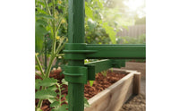 36 Pieces Easy to Use Plant Stake Arm Reusable Trellis Connector Clip Sturdy Plastic Garden Stake Connector Expandable for Gardeners, Outdoor, Greenhouse