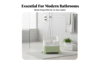 Japanese design Non-Slip Bathing Seat With Drainage Holes Shower Chair Lightweight & Portable Bath Bench sturdyDuty for Pregnant Women, Disabled Individuals, People Recovering from Surgery, Bathtub, Inside Tub