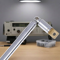 Mounting Base Telescoping Radio Antenna Silver Finish Metal Radio Antenna Slim