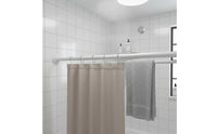 Telescopic Tension Rod Versatile Drill Clothes Hanging Bar Heavy Duty No Drill Hanging Rod for Renters, Students, Washroom, Balcony, Window