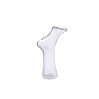 Transparent Stocking Display Form Clear Stocking Display Mold Plastic Mannequin Foot Glossy for Retailers, Photographers, Product Photography, Visual Merchandising