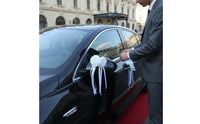 Wedding Car Decoration Set Easy to Install Wedding Car Decoration Kit Floral Arrangement Paint-Safe Traceless Removal