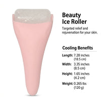 Ice Roller for Face Massage, Reusable Cooling Facial for Puffiness, Gel Filled for Women Skincare with