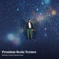 Stargazing Family Figurine High Intricacy Sand Table People Prop Resin Miniature Person Highly Detailed Resin Miniature Scene