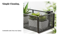 Easy to Hang Hanging blossom Pot storage areasaving Railing Planter Rack Anti-Rust Plant Holder sturdy for Apartment Dwellers, Garden Lovers, Homeowners, Balcony, Fence, Patio, Porch