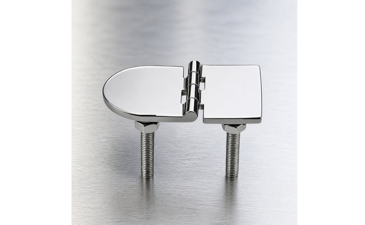 Oval Hinge Stainless Steel Foldable Hinge Marine Grade Hardware for Boat Owners, Builders, Boats