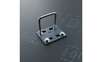 4 Pieces Modification Accessory Crossbar Mounting Clamp Universal Fit Luggage Carrier Fixing Bracket