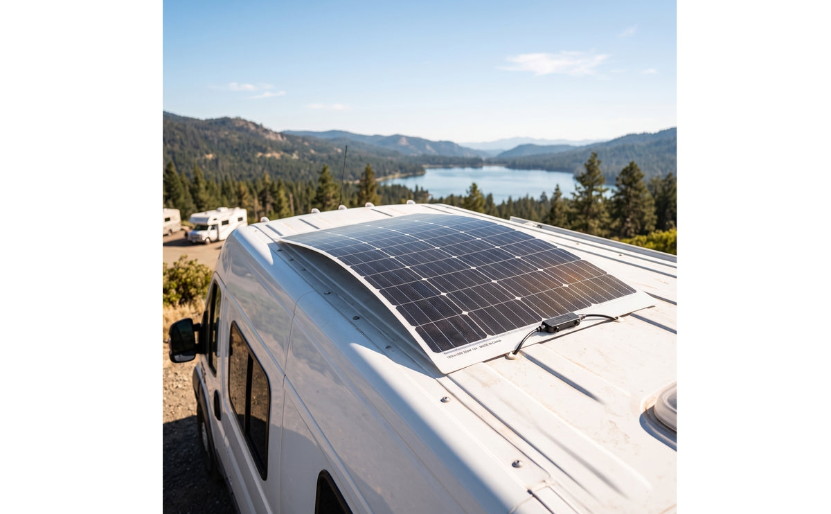 360W Flexible Solar Panel 18V Semi-Flexible Solar Panel Bendable Lightweight for RVers, Boaters, 12V Battery Charging, RVs, Boats