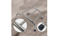 Salon Chair Footrest Replacement Stainless Steel Shampoo Chair Footrest Furniture Stable Non-Slip for Hair Stylists, Barbershops