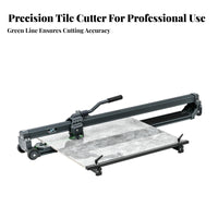 Manual Tile Cutter Portable Manual Floor Tile Cutter Porcelain Slab Cutting Tool Sturdy-Duty Construction Ergonomic Handle