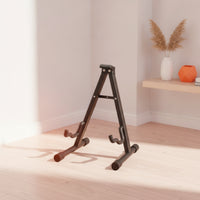 Triangular Guitar Stand Guitar Stand Easy to Carry Guitar Stand with Padded Arms Heavy Duty Small for Guitarists, Home Practice