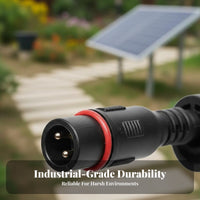 Solar Light Extension Cable Electrical Discharge Protection Solar Light Extension Cord Weather Resistant 5 Meter Connection Wire