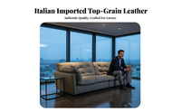 Straight-Line Couch Italian design Sofa Minimalist Design Living Room Furniture for Homeowners, Apartment Dwellers, Villas, Large Homes, Lounge Area