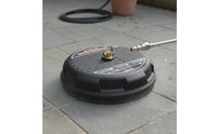 Quick Connect Design 15 Inch Pressure Washer Surface Cleaner Twin Rotating Jets Rotary Surface Cleaner Dense Bristle Skirt Pressure Washer Floor Scrubber Heavy-Duty for Sidewalk, Deck
