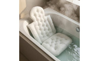 Padded Bathtub Cushion with Suction Cups Non-Slip Bath Mattress Supportive for Adults, Home Spa
