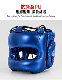 RONGDODO Boxing Headgear with Crossbar - Full Face Protection for Training and Competition