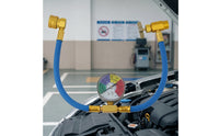 Air Conditioning Charging Hose with Pressure Gauge Flexible for Garage, DIYers