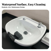 Waterproof Hair Washing Sink Pillow Comfortable Salon Sink Headrest Easy to Clean for Hairstylists, Barbers, Barbershop, Beauty Parlors, Spa