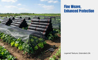 Ultra Dense Shade Mesh, Thickened PE Sunblock, Wide Coverage for Garden, Patio, Outdoor