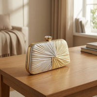 Evening Clutch Structured Hard Clutch Party Formal Handbag for Weddings, Parties