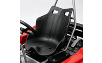 Black Go-Kart Seat Long-Lasting Single Go Kart Seat Rigid Lightweight for Children