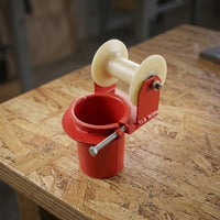 Nylon Wheel Cable Pay-Feed Pulley Metal Body Wire Guide Pulley Tightening Bolt Clamp-on Wire Guide Compact