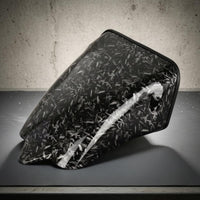 Forged-Carbon Style Rear Seat Cowl Hump Sculpted Harley Touring Seat Cowl Aerodynamic Glossy
