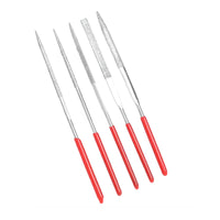 5 Pieces DIY Friendly Guitar Nut Slotting File Set Long-Lasting Guitar Nut File Set Wear-Resistant for Luthiers, Repair Shop, Music Studio
