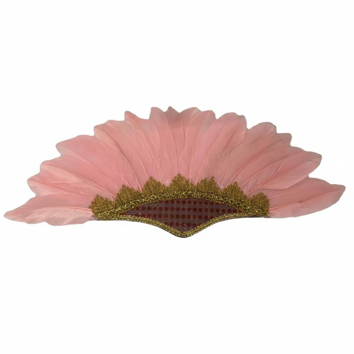 Feather Headdress Colorful Feathers Tribal Design Headpiece Carnival Feather Headband Vision-Catching Design Vegas Costume