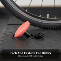 Cycle Valve Cap AirTag Holder Universal Fit AirTag Bike Mount Easy Installation Anti-Unauthorized Taking Bike Location Device Case for Cyclists