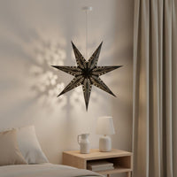 Hollow Out Star Shade Easy Install Warm Lighting for Kids Room